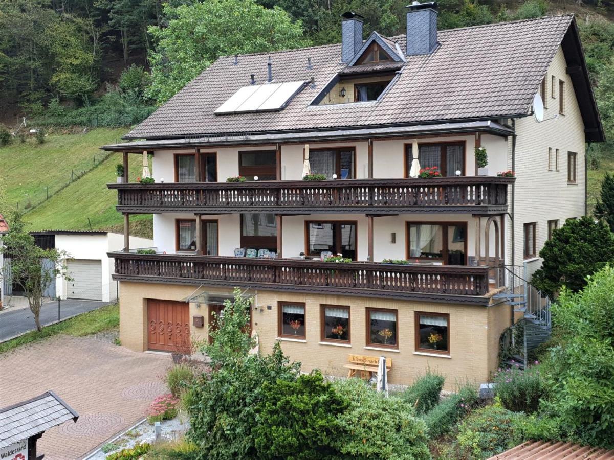 Hotel Haus Am Waldesrand Herzberg am Harz Exterior foto