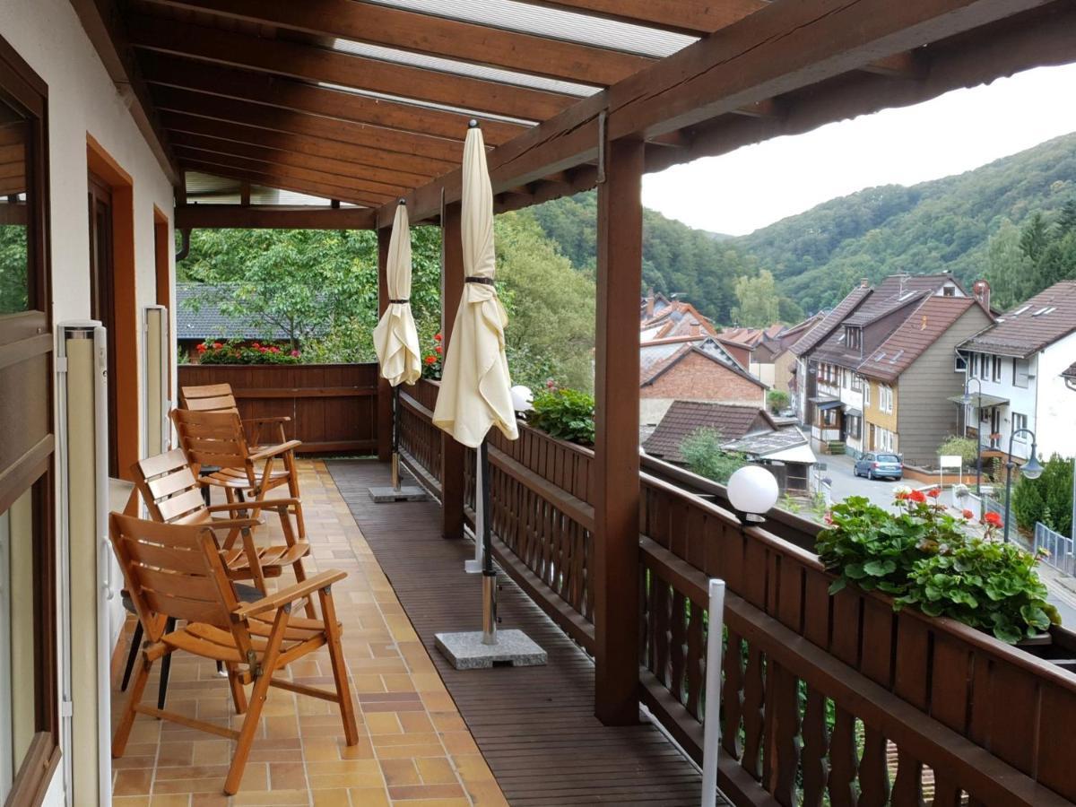 Hotel Haus Am Waldesrand Herzberg am Harz Exterior foto